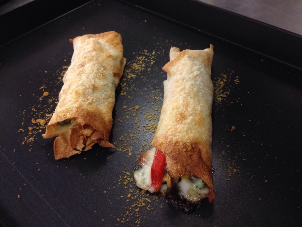Cannelloni di pane carasau con verdure e primo sale 4