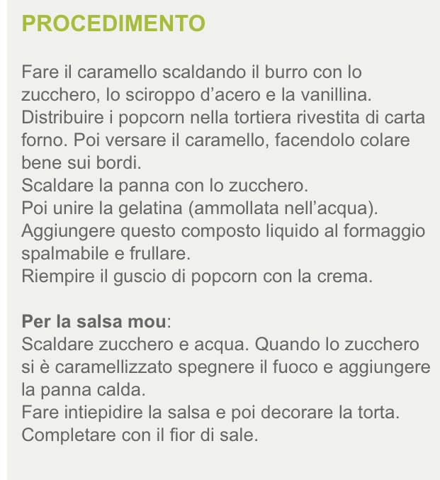 Cheesecake a freddo con base di mais scoppiato caramellato e copertura al caramello salato8