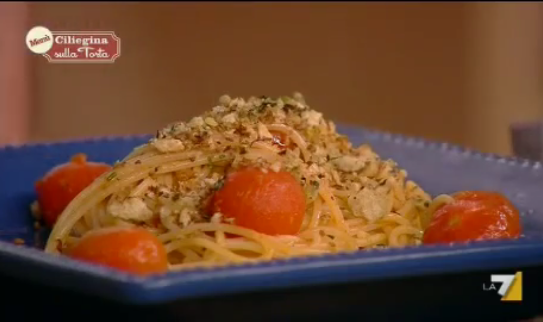 Spaghetti alla nduja con pomodorini alla vaniglia