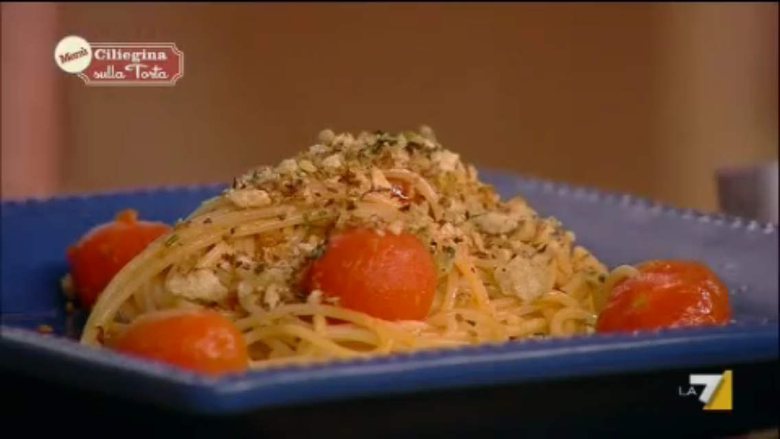 Spaghetti alla nduja con pomodorini alla vaniglia