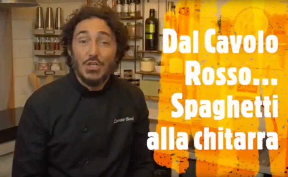 Dal cavolo rosso… Spaghetti alla chitarra